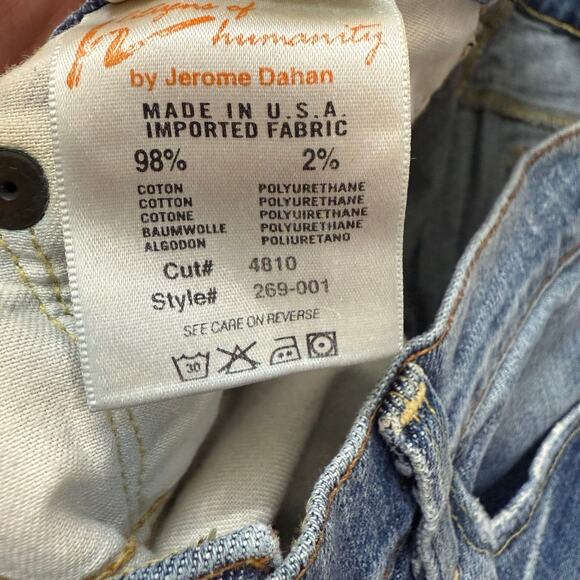 Citizens Of Humanity Kelly Low Waist Bootcut Jeans Y2K Animal Print Cheetah 30 - Picture 6 of 9